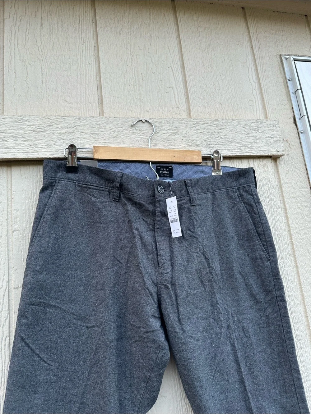 J. CREW 484 Men’s Size 33X30 Slim-Fit Twill Pant in Grey Style#BB979  🆕 NWT